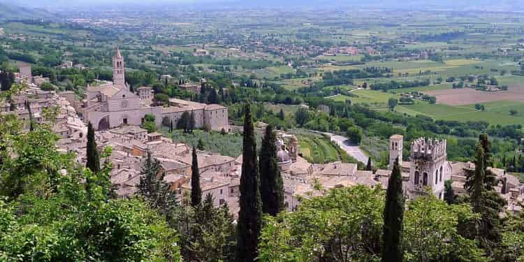 The medieval village of Assisi