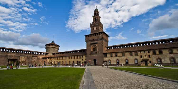 The Sforza Castle in Milan